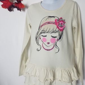 Faded Glory girls shirt, long sleeve